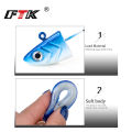 1PC Mino Fishing Lure Soft Lures 5g/12g/25g Black Minnow Soft Minou Silicone Bait Wobbler Carp Lures Worm Hook Swimbait 7-9cm. 