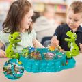 Dinosaur Target Toys for Kids Board Game with Dart Board Fun Target Game for Two Players Toddler Toy. 