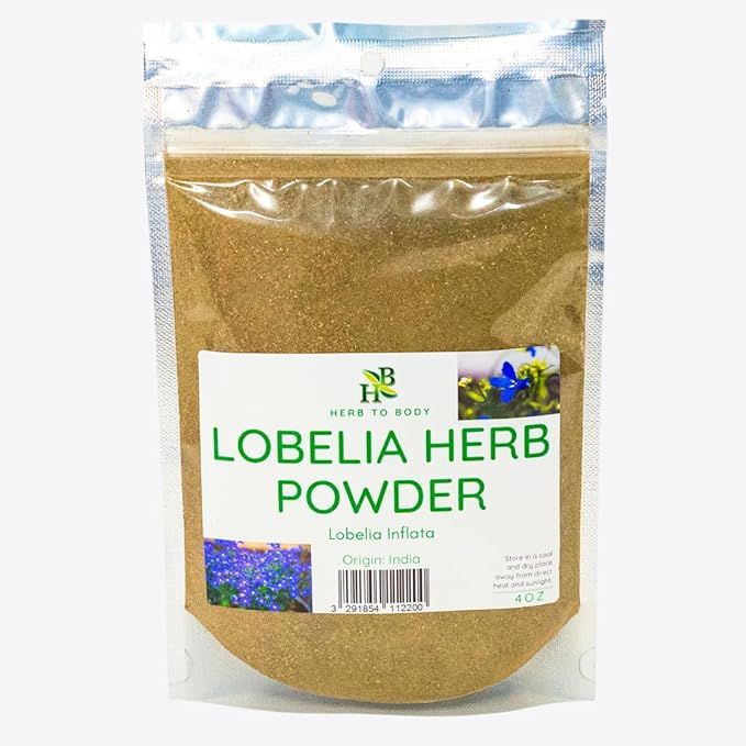 Lobelia Herb Powder | Lobelia Inflata | Wildcrafted | 4oz | Daraz.pk