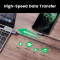 UGREEN USB C iPhone Charge Cable MFi Certified - 90 Degree USB C to Lightning Cable PD 20W Compatible with iPhone 13/13 Pro/13 Mini, iPhone 12/12 Pro/12 Pro Max, iPhone 11/8 Plus, iPad, AirPods Pro. 
