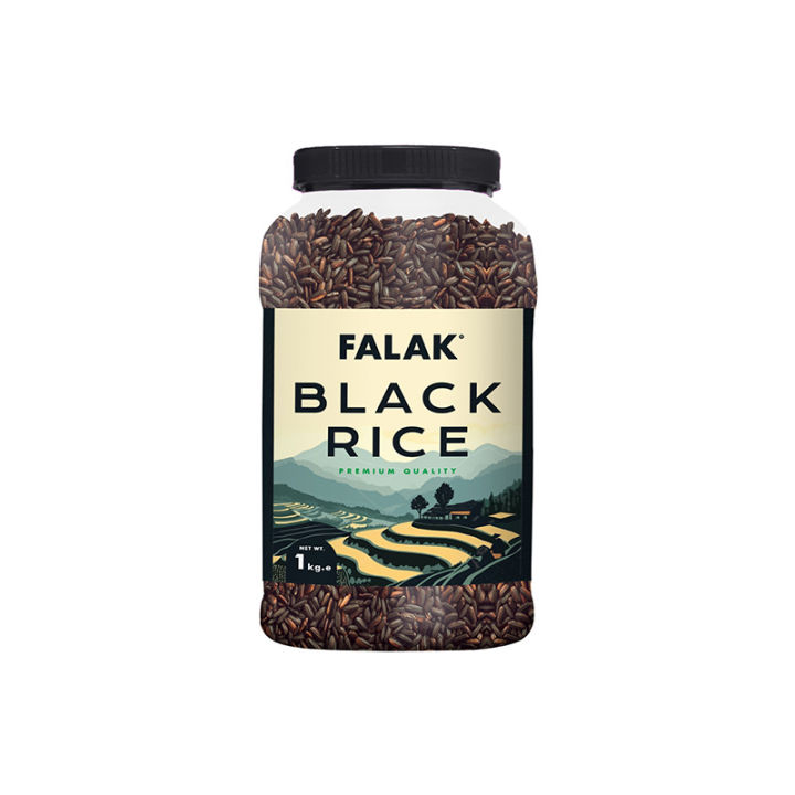 Falfa Rice Falak Black Rice 1kg Jar | Daraz.pk