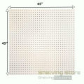 Pegboard tool hanging board 45" x 45" with 24pcs clips of 6". 