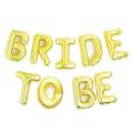 Bride To Be Foil Balloons Rose Gold, Silver, Golden, Red Color Decorations Great for Bridal Shower Party Backdrop. 