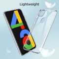 Google Pixel 4A (4G) Back Cover Crystal Transparent Soft Clear Silicon Ultra Thin Protective Case. 