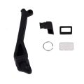 2X Black Rubber Snorkel for 1/10 RC Crawler Car Traxxas TRX-4 Defender TRX4 T4 Accessories. 