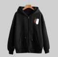 Trendy zipper Print Hoodie in Full sleeves Pocket Drawstring Casual Pullover GRAPHIC Hodie Clothing Long Sleeves gymwear Huddie Winter Wear  Smart Fit Hoody For Boys/MEN. 