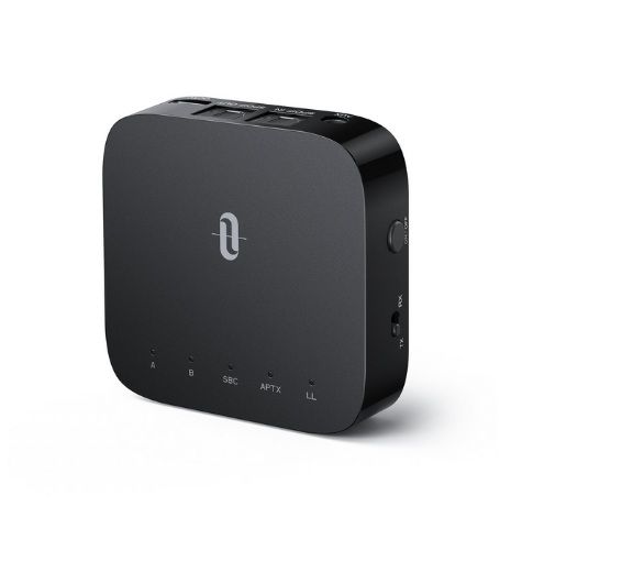 Taotronics TT-BA09 Pro 2 in 1 Bluetooth 5.0 Wireless 2in1 TX RX Transmitter Receiver Adapter aptX LL Low Latency Dual Link Audio Streaming Support SPDIF Digital Optical Fiber TOSLINK 3.5mm AUX RCA for Home Audio System Speakers Amplifiers Samsung TV LED