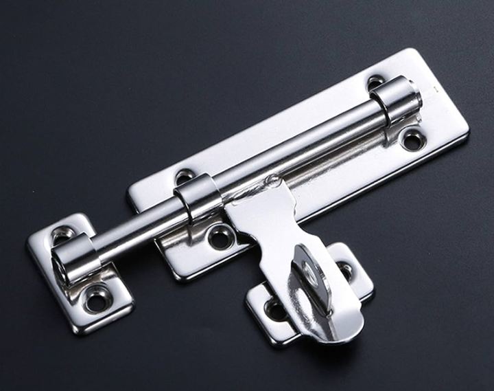 4.6,8%20inches%20Stainless%20Steel%20Door%20Buckle%20Latch%20High%20Quality%20Bolt%20Lock%20with%20Screw%20-%20Image%202
