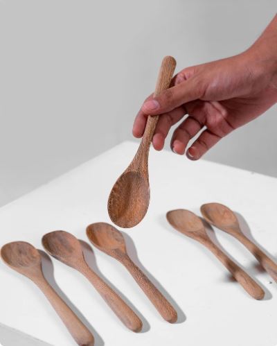 Techmanistan%20Set%20of%206%20-%20Wooden%20Spoons%20For%20Eating%20Stirring%20Mixing%20Spice%20Spoon%20-%20Image%203