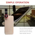 3 In 1 Macro Wide Angle Fish Eye Lens Phone For iPhone XR XS X 8 7 6 Plus SE Samsung Xiaomi Huawei Fisheye Camera Lense Kit-Silver. 