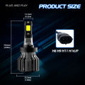 H11 NOVSIGHT Mini Car LED Headlight Bulbs H11 LED lights Super bright 72W 10000LM Auto Headlamps Fog lights Kit 6000K White. 