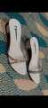 Women's See-Through Wedge Sandals with Lucite Heel and Minimalist Design. 