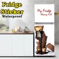 70 x 29 inch Self adhesive Fridge Door Sticker Oil Proof Scratch Proof. 