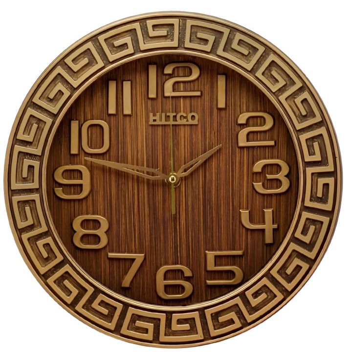 Versace Design High Quality New Beautiful Wall Clock, Easy to Read Silent Non-Ticking Battery Operated Clock Fancy And Attractive Wall Clock Smooth Machine Wall Clock Hanging Wall Clock For Home Interior And Decor
