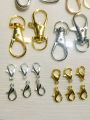 Mixed Metal Buckle Hooks & Lobster Clasp Set – Swivel, Trigger & Keychain Hooks for DIY Crafts, Jewelry, Bags & Keychains. 