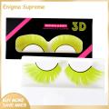 Enigma- Eyelash Extensions Vibrant 3d Colored Lashes for Halloween Cosplay Makeup Soft Fluffy Fiber Extensions in Rich Colors 9mm Fake Eyelashes for A Standout Look. 