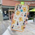 JIUMOO For Infinix X657C Case New Design Square Edge Original Phone Case Cartoon Winnie The Pooh Thin Pattern Shockproof Softcase Casing Full Back Cover Angel Eye Camera Protection Cases. 