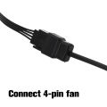 30/50/100CM 3/4 Pin Fan To USB Adapter Cable Computer Pc Fan Power Adapter Cable Maoxiu. 