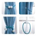 New Magnetic Pearl Parda holder Curtain Clip Curtain Holders Tieback Buckle Clips Hanging Ball Buckle Tie Back Curtain Accessories Home Decor. 