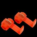 10PCS Quick Electrical Cable Connectors Snap Splice Lock/Parallel Buckle Free Wire Terminal Clamp/Wire Terminal Simple Crimp Wire Connector /Without Breaking Insulated Waterproof Electric Wire Connector. 