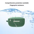 Silicone Earbuds Protective Case For QCY T13 Earphone Shockproof Skin Shell Charging Box Cover For QCYT13 Accessories With Hook. 