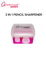 Glamorous Face Universal Points Sharpener, Dual Pencil Sharpener for Lip Liner, Eyebrow, and Eyeliner Pencils and Jumbo Pencil Sharpeners. 
