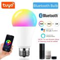 Tuya Smart Bulb Alexa Led Lamp E27 RGB Dimmable Bluetooth Light 220V Lamps With Google Assistant For Home Decoration. 