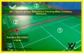 Maxx Badminton Sport floor / BWF badminton Approved court floor / Badminton Floor Mats. 