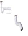 WASH BASIN DRAIN PIPE WITH WASTE (WASTE PIPE). 