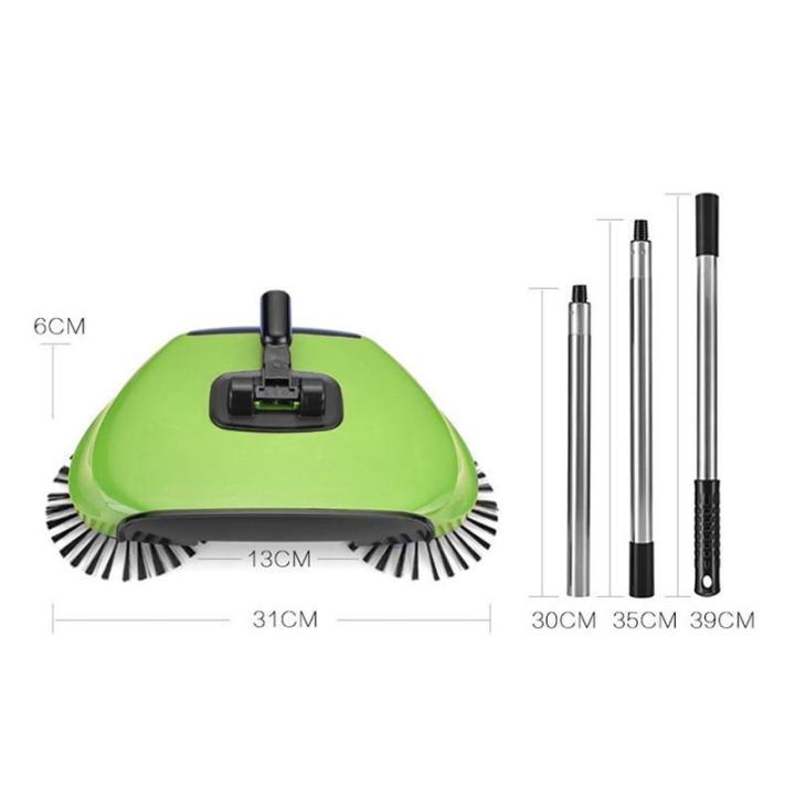 Hurricane Spin Broom by BulbHead - As Seen on TV- Original Lightweight. Cordless Spinning Broom for Sweeping Hard Surfaces like Wood, Tile, and Laminate