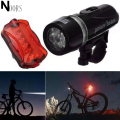 Bicycle Lights 5 LED Power Beam Torch Flashlight Bike Front Light Headlight Taillight Road MTB Mountain Bike Bicycle Accessories Noor's. 