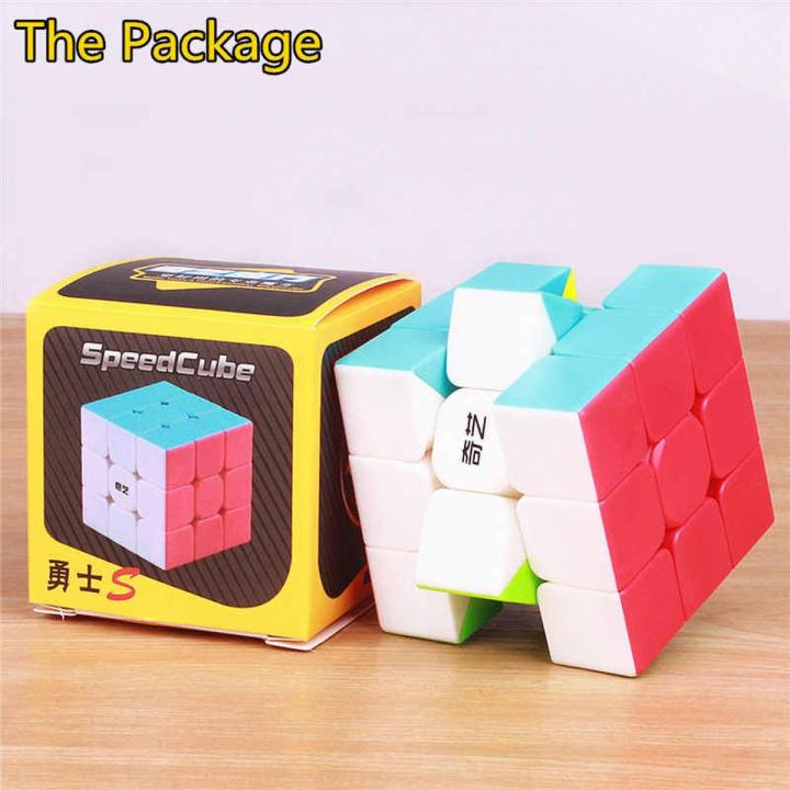 Fast Speed Magic cube 3x3 Qiyi Rubiks Educational Puzzle Toys