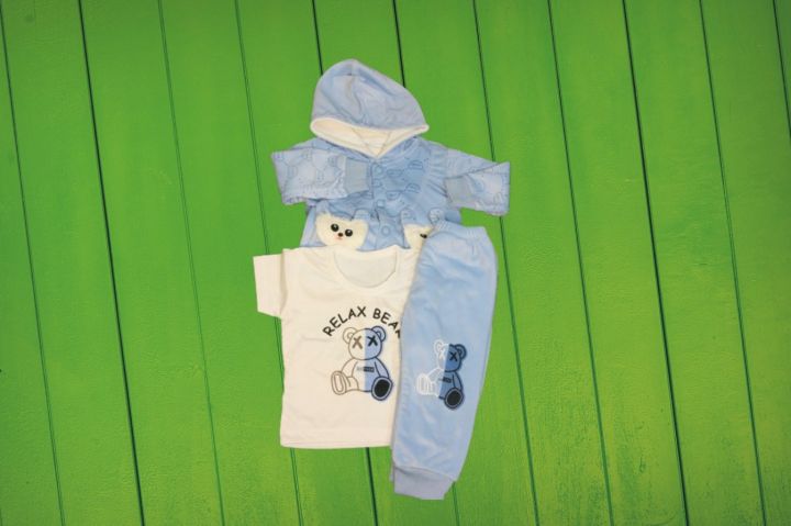 Baby Boy Romper For Winter Fleece Stuff / Baby Bodysuit - Full Sleeves Winter Bodysuits
