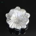 Silver Rhinestone Buttons Bulk, 15MM (Flatback) Embellishments for DIY Wedding Dress Clothing Crafts Decor, 10Pcs. 