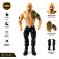 The Rock WWE Superstar Wrestling Action Figure 6.5" - Collectible Toy for Kids & Fans, Ages 8+. 