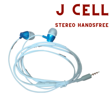 J Cell Stereo High Bass Handsfree with 3.5mm connector | High Sound Quality J cell Handsfree | Gaming Handsfree