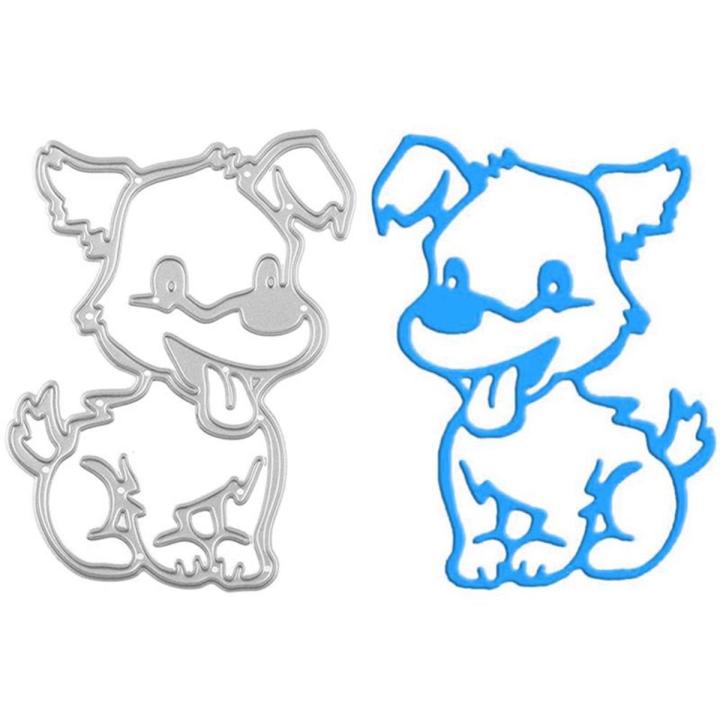 Cartoon Animal Dog Metal Cutting Die Scrapbooking Stencil Album Paper Card Mold
