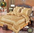 Bridal Vicky 14 piece Razai set velvet fabric 1 bedsheet 1 razai 4 pillow covers. 