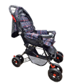 Kids Baby Pram Stroller Adjustable Handle Adjustable Seat 8 Wheel With Lock Smart Stroller with Basket. 
