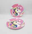 UNICORN THEME PAPER PLATES PACK OF 10 PAPER PLATES. 