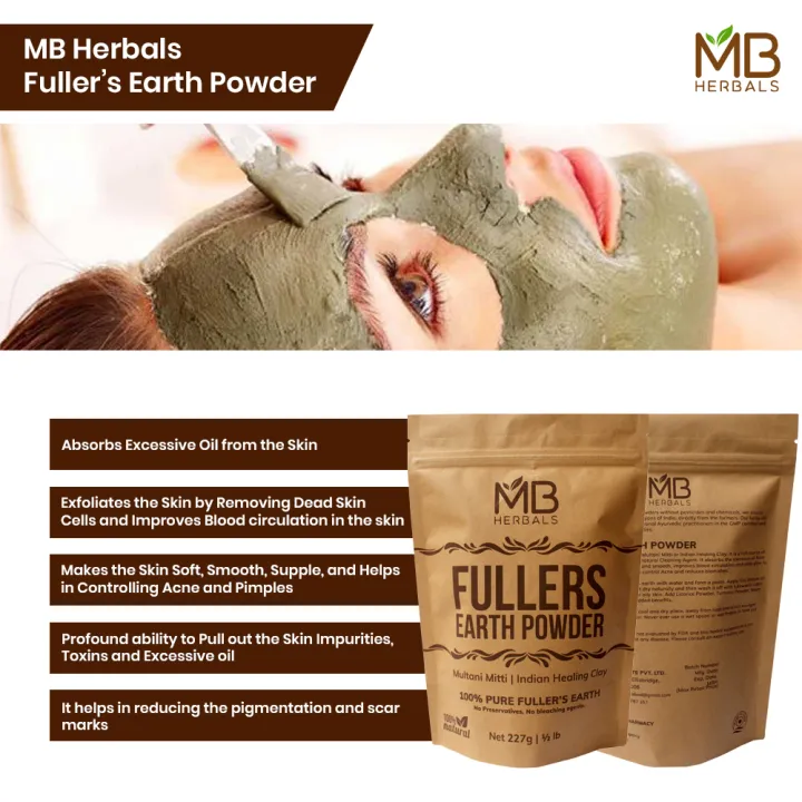 Fullers%20Earth%20Powder%20For%20Skin%20Multani%20Mud%20Mitti%20%20Healing%20Clay%20400%20grams%20-%20Image%203