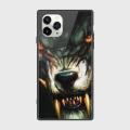 iPhone 12 Pro Cover - SkinLee HQ Square Infinity Glass Case - Abstract WereWolf - SKINLEE-448-1-1005-523. 