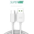 2020RENO OPPO A9 2020 SUPER VOOC TYPE-C DATA CABLE 3.0 CHARGING ORIGINAL FOR OPPO Find X / R17 / R17 Pro (10V/5A). 