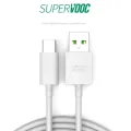 2020RENO OPPO A9 2020 SUPER VOOC TYPE-C DATA CABLE 3.0 CHARGING ORIGINAL FOR OPPO Find X / R17 / R17 Pro (10V/5A). 