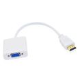 laptop to projector HDMI-compatible to vga cable converter adapter video convertor hdmi-vga cable male to female. 