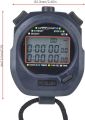 TGOON Sports Stopwatch, Countdown Timer CR-2032 Button Lithium Battery PC3830A, ABS Sports Running Stopwatch Electronic Track and Field Countdown Stop Watch. 