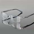 semi-rimless glasses  frame  classic  optical  eyeglasses half frame for men/women  durable rectangular  spectacles frame clear lens. 