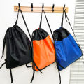 Cross-Border Drawstring Sports Backpack Portable Outdoor Waterproof Rucksack Simple and Lightweight Drawstring Bag Gift SetLOGO. 