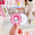 Makeup Mirror For Girls Mini Round Mirror Cute Mini Portable Mirror Pocket-sized Makeup Mirror Cartoon Makeup Mirror. 