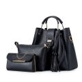 3 Pcs pu Leather Ladies Hand bags & Shoulder Bags collage Bags. 